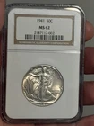 1941 Walking Liberty Half Dollar MS62 NGC