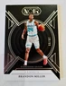 Brandon Miller 2024-25 Panini Noir Association Edition Basketball Card /99