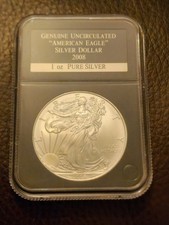 2008 American Silver Eagle – 1oz Pure Silver – Genuine Uncirculated Collection