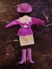 Vintage Barbie 1995 Mattel WESTERN FUN FASHIONS Outfit Hat Boots