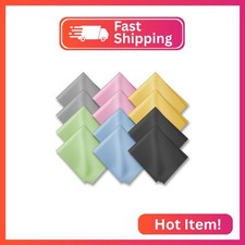 Glasses Cleaning Cloths 12 pcs ,Premium Eyeglass Cleaner Cloth, Lens Wipes Cloth