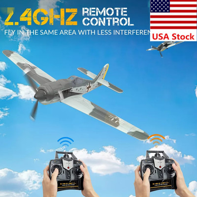 VOLANTEXRC FW190 RC Plane 2.4G 4CH 6 Axis EPP One Key Aerobatic Fighter Toy