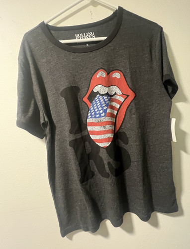 Lucky Brand Damen T-Shirt Rollings Stones 1978 US Tour Größe Small