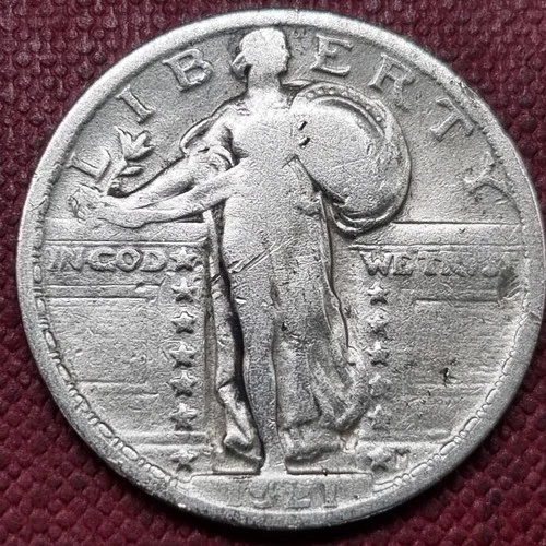 1921 Standing Liberty Quarter 25c Better Grade Strong Date #100245