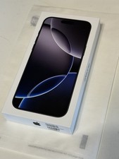 Original Apple iPhone 16 Pro Max Black Titanium 256GB EMPTY BOX ONLY