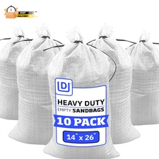 Heavy Duty Sand Bags with Tie Strings Empty Woven Polypropylene Sand-B