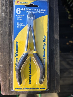 #ad Alltrade 6quot; Mini LONG REACH Diagonal PLIERS Cutters NEW $8.99