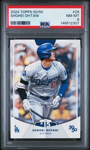 2024 TOPPS 50/50 SHOHEI OHTANI 29 SHOHEI OHTANI  PSA 8 2307