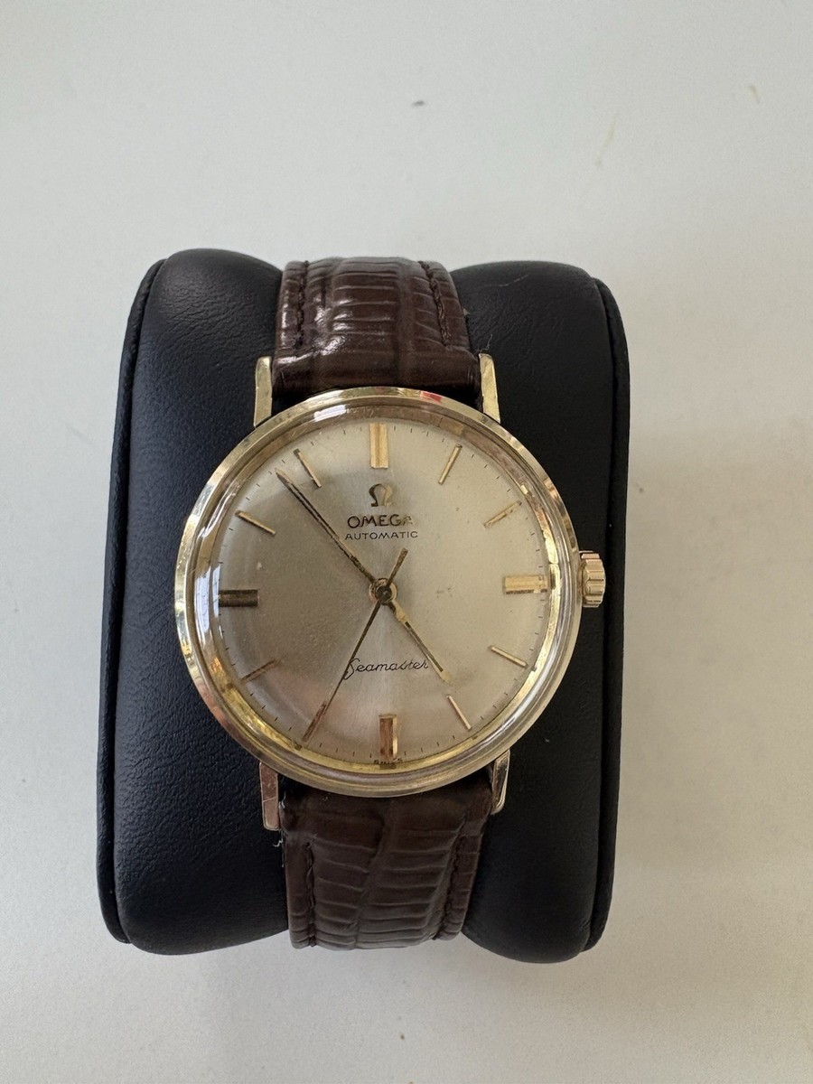 ヴィンテージ OMEGA Seamaster 自動巻き ゴールド デイデイト OH済】1967年 アンティーク オメガ シーマスター [日付] CAL562