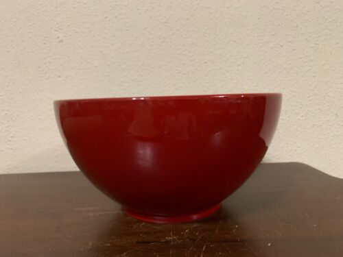 Waechtersbach Cherry Red 5.5 Qt Salad Serving Bowl 11.5" x 6" Germany - Picture 2 of 11