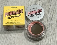 Benefit POWmade Waterproof Brow Pomade 4.5 Neutral Deep Brown New In Box