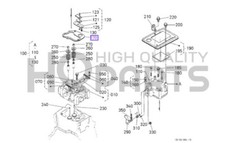 GENUINE OEM KUBOTA GASKET HEAD COVER NA 11420-14522