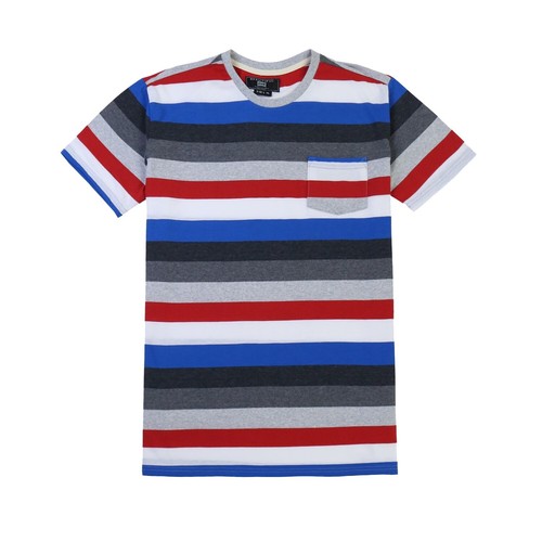 Men's Striped T-Shirt Collection - Comfortable Cotton Tees, Variety of Colors
