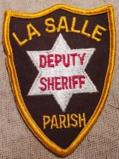 LA La Salle Parish Louisiana Sheriff Patch (3.5In Tall)