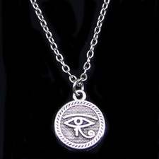 Ancient Egyptian Eye Of Horus Sign Symbol Necklace Pendant + Free Gift Bag