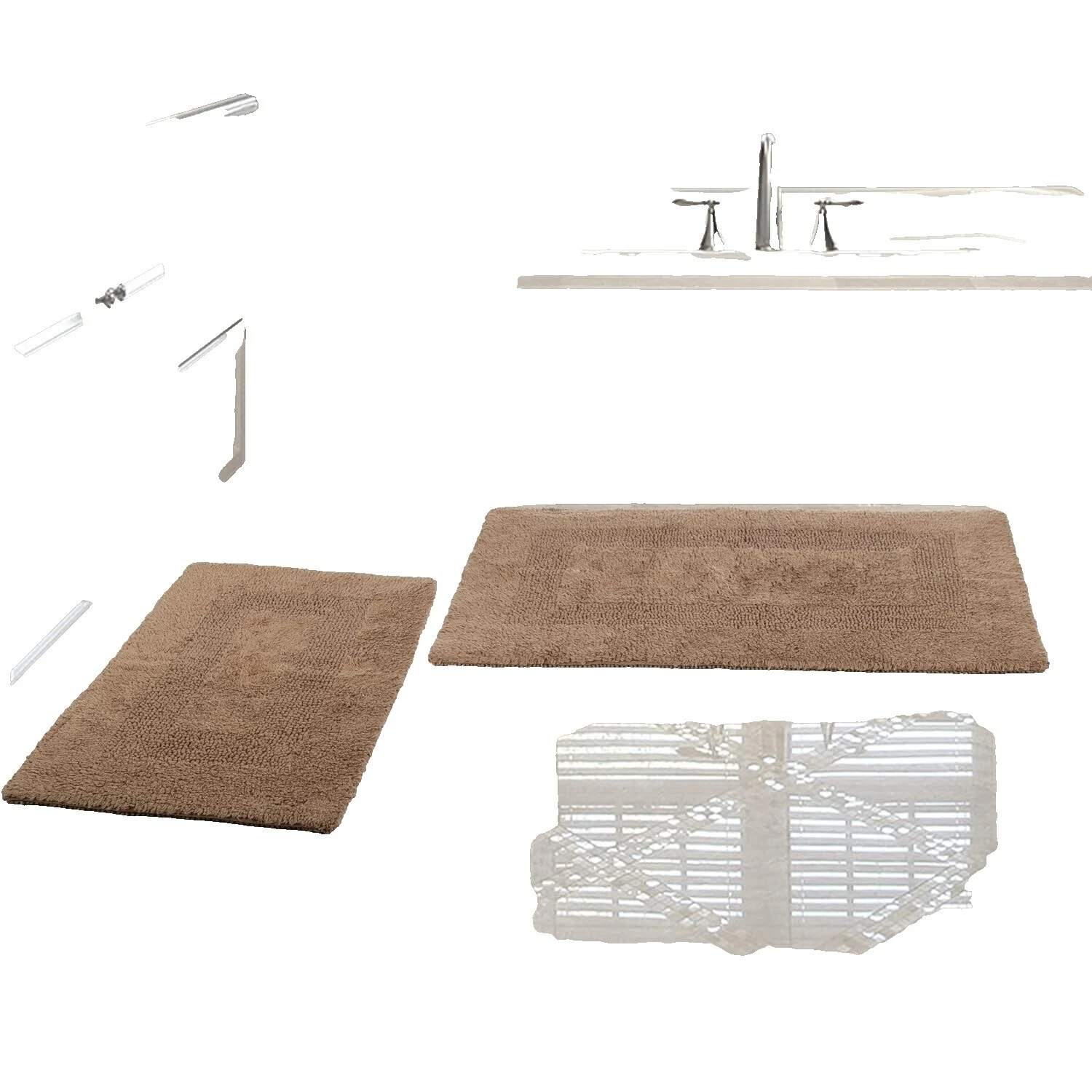 Cotton Blend Bath Sets Covers