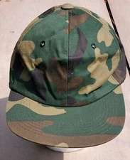 Camouflage Snapback Flat Brim 3 color of Green Trucker Style Hat Cap Hunting