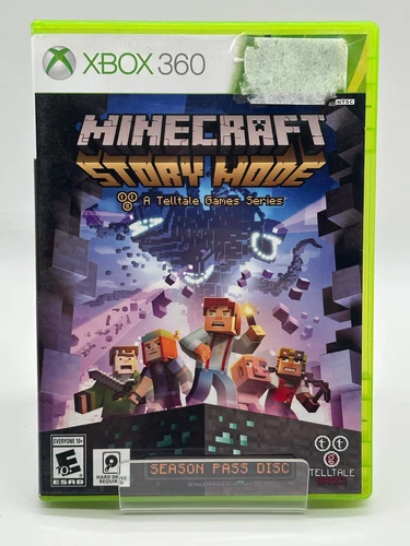 Minecraft: Story Mode - Season Pass Disc (Xbox 360, 2015)- TESTED & WORKS