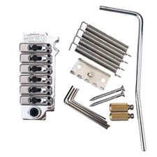 Wilkinson WVS50IIK 52.5mm String Spacing 2-Point Steel Saddles Tremolo Bridge CR