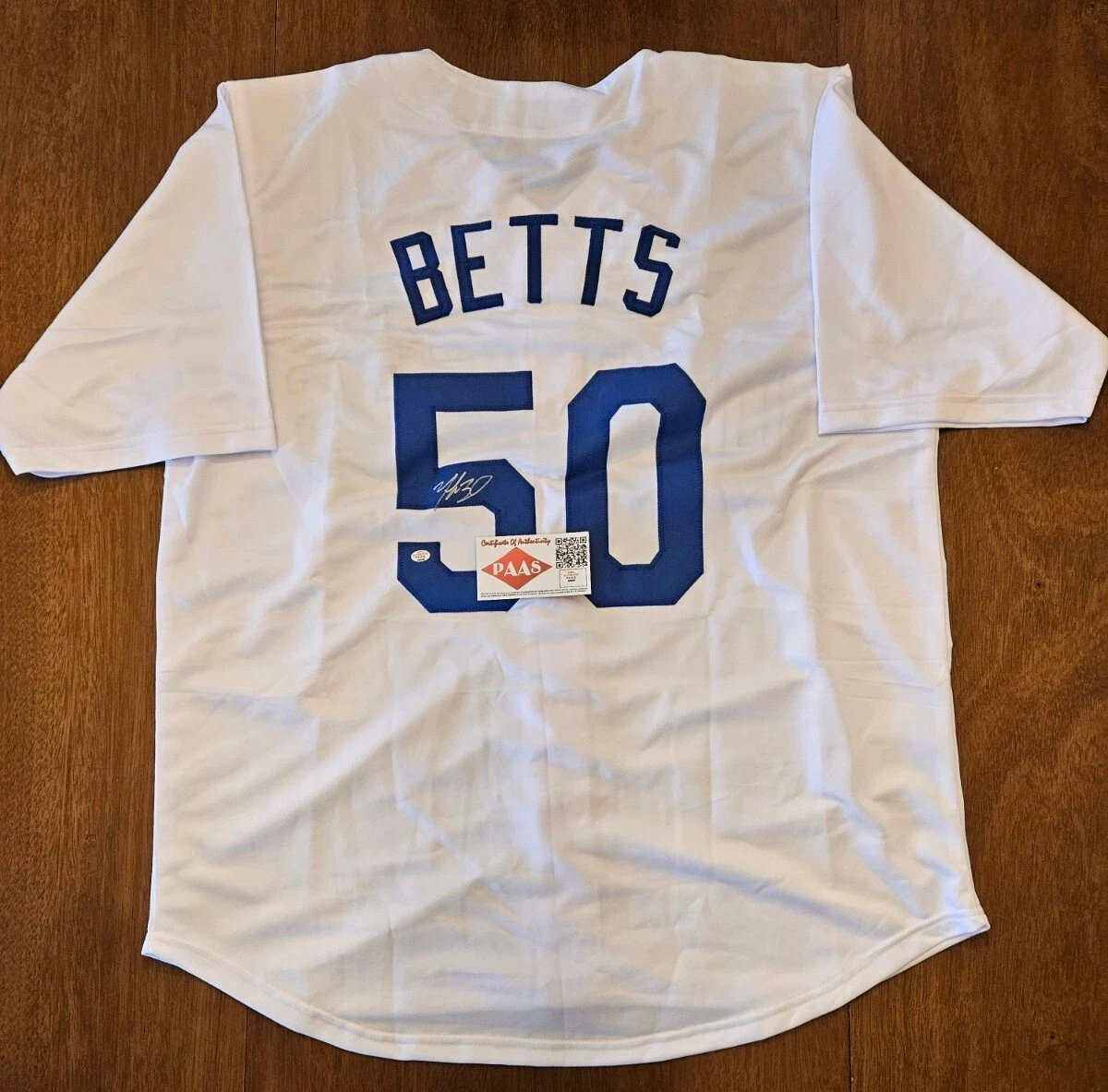 signed mookie betts jersey