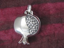 Large Pomegranate Locket Sterling Silver by Michael Bromberg