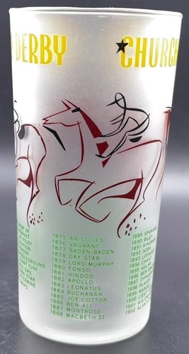 1956 Kentucky Derby Glass (2 Stars & 3 Tails) - RARE ERROR GLASS! - Picture 3 of 8