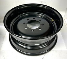 17.5 Inch 8 Lug Solid Hd  Wheel  Rim  Trailer  175865blk Black New