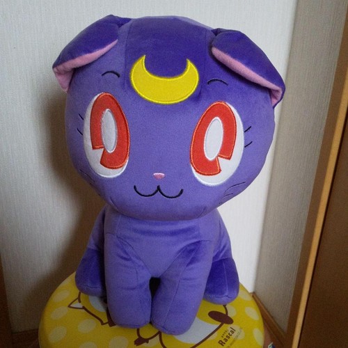 Banpresto Sailor moon Luna 36cm super big Plush doll Stuffed toy Japan Limited - Picture 3 of 8