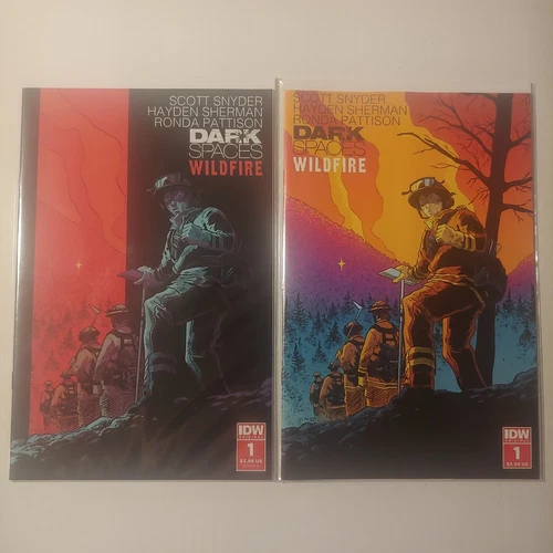 DARK SPACES: WILDFIRE #1 NM+ 1ST & 2ND PRINT SET HIGH GRADE 2022 IDW COMIC