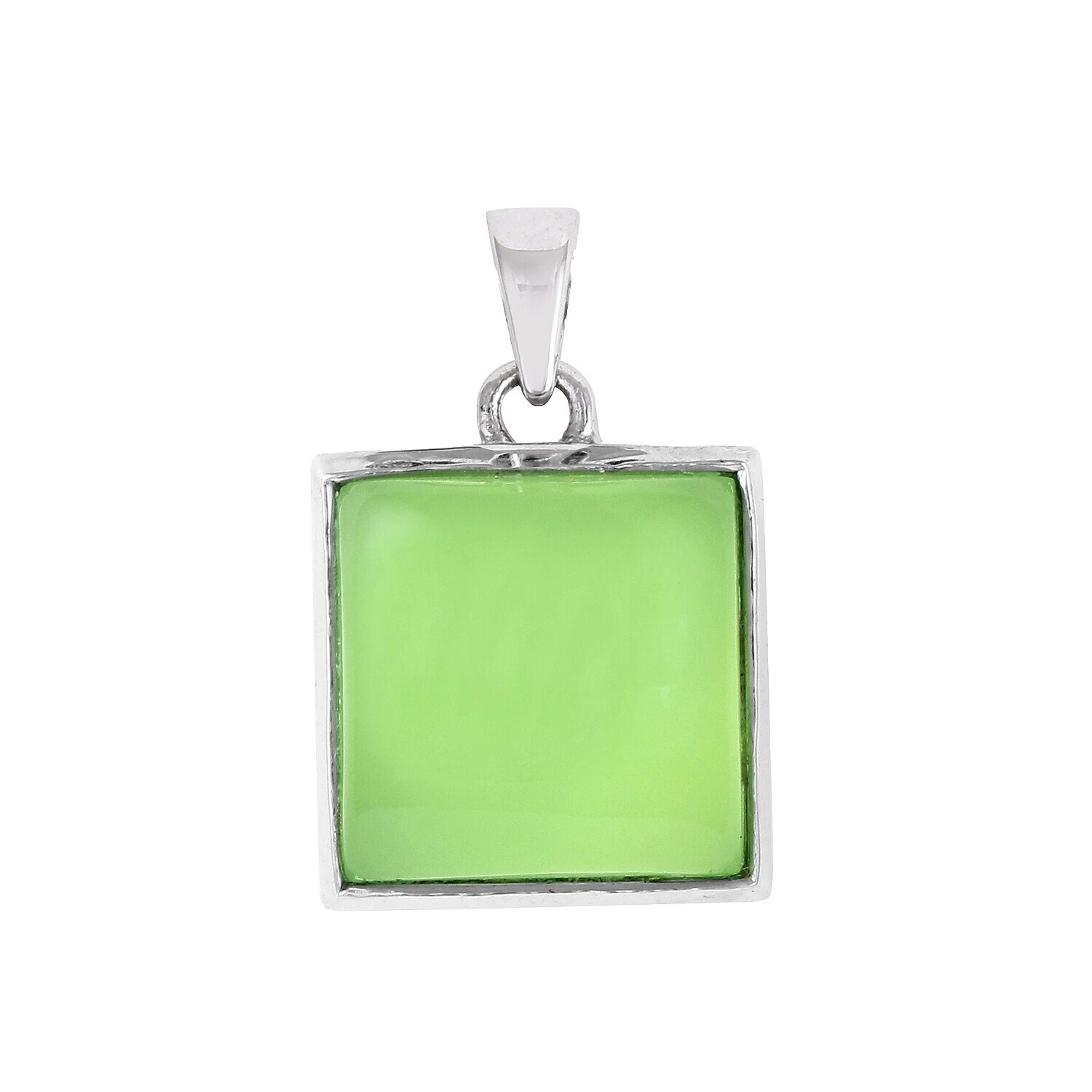 Prehnite Sterling Silver Fashion Necklaces & Pendants