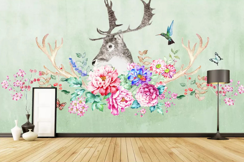 3D Beautiful Flower 10530NA Wallpaper Wall Mural Removable Self-adhesive Fay