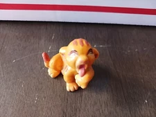 Vintage Disney Lion King Baby Simba Licking Paw Bone China Figurine
