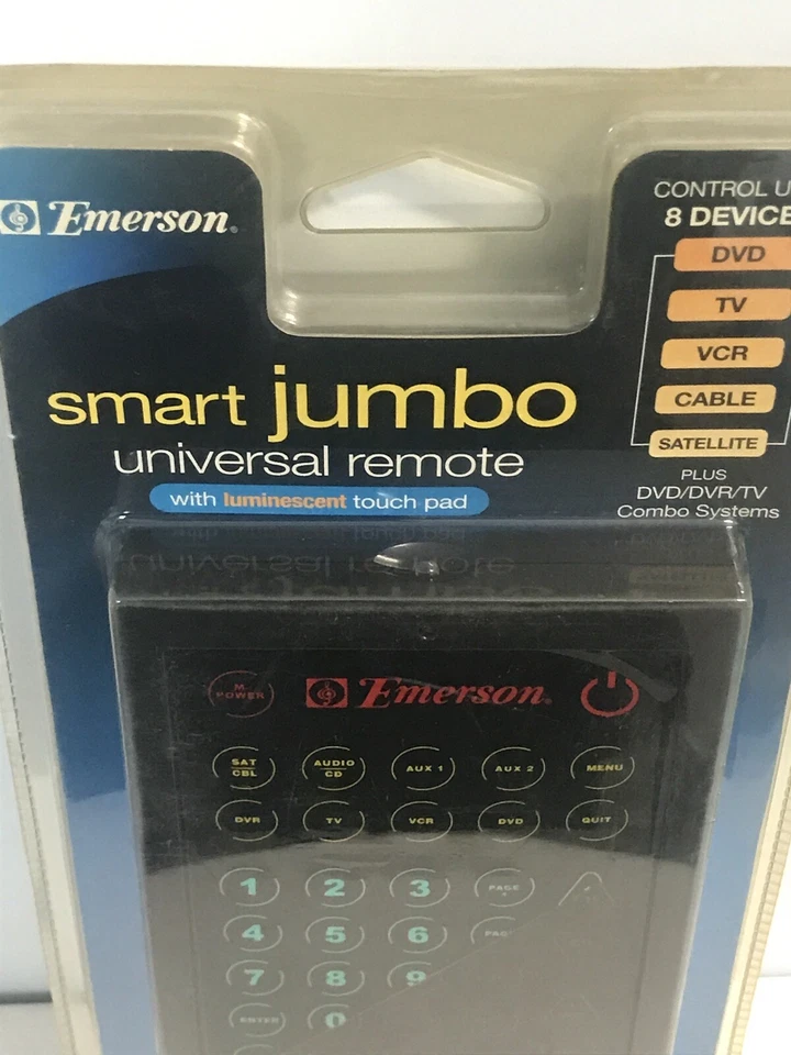 Emerson Smart Jumbo Universal Remote, (13388) New (Other) - Image 2 of 4