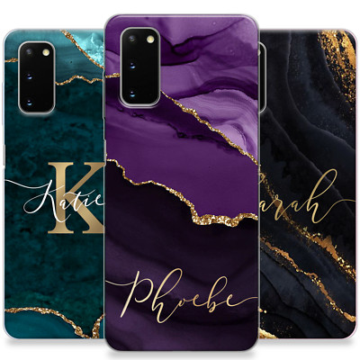 Personalisierte Handyhülle Name Silikon Abdeckung für Samsung S8 Plus S9 S10 S20 S21