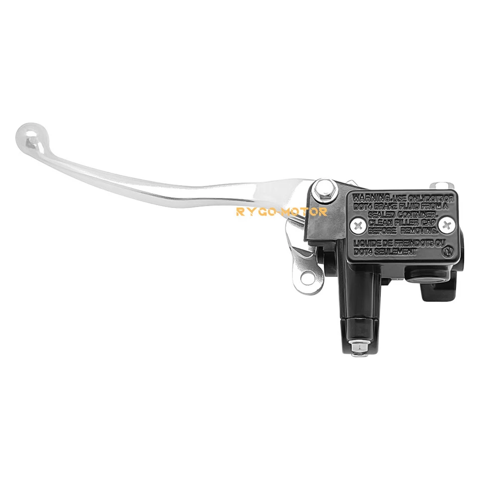 Conjunto de cilindro maestro de freno trasero izquierdo para Yamaha Grizzly 700 YFM700 2007-2023 ATV Foto 3 de 4