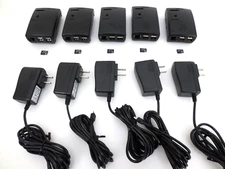 Lot of 5 Raspberry Pi 1 Model B+ v1.2 - 4GB, Enclosure, Power Supply