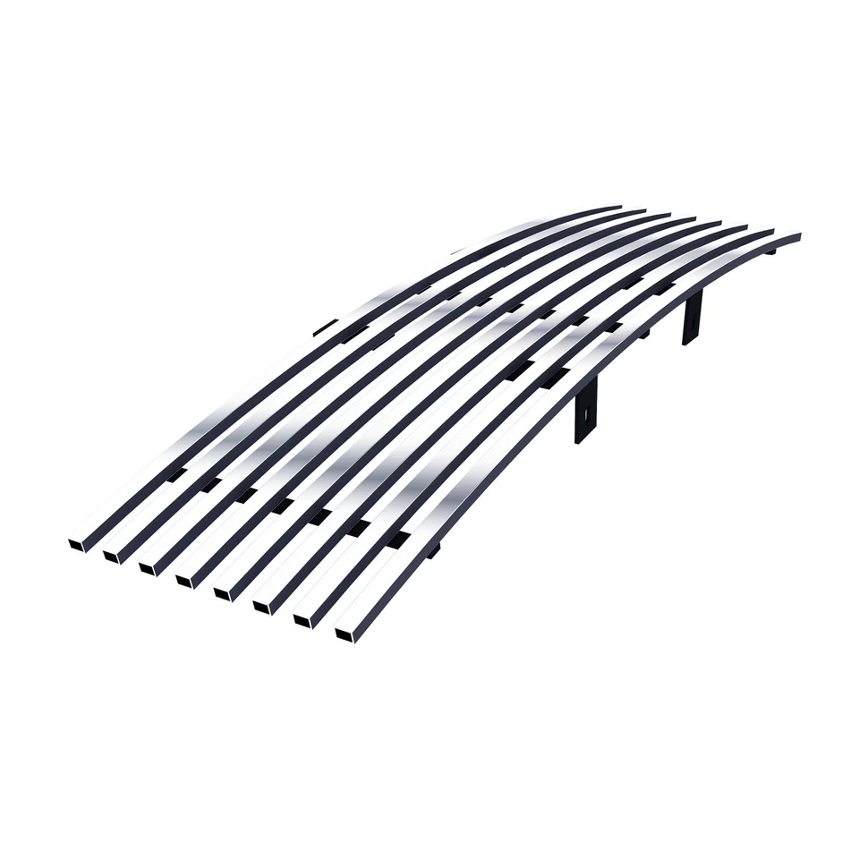 Fits 2009-2014 Ford F-150 Lower Bumper Stainless Chrome Billet Grill Insert - Image 2 of 4