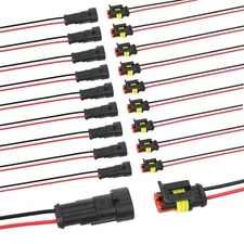 2 Pin Connector Waterproof Wire Connectors 2 Pin Automotive Electrical Connector