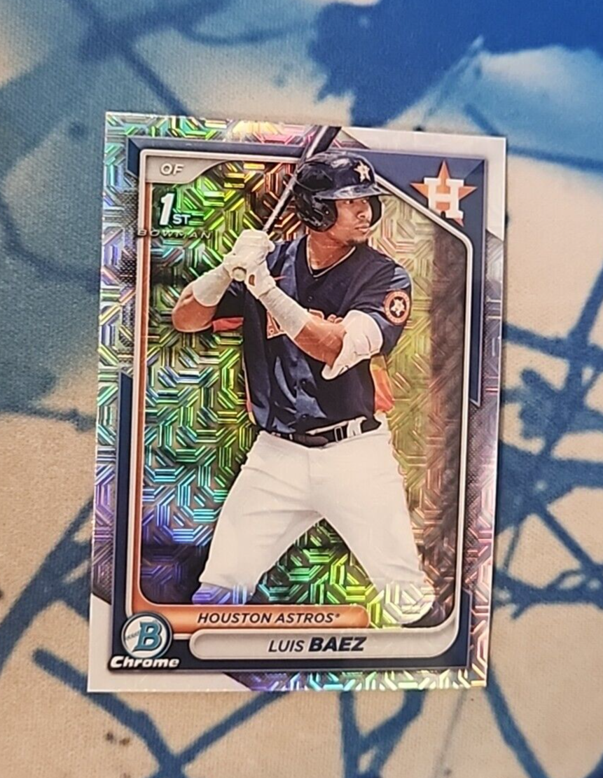 2024 Bowman Chrome Prospects Luis Baez Mojo 1st #BCP-66 - Astros
