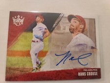 2022 Diamond Kings DK Signatures Autograph Hans Crouse RC #DKS-HC Auto Phillies