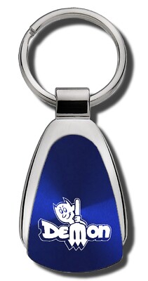 Chrysler Blue Teardrop Key Chain – Official Licensed Logo Fob Ring – Metal