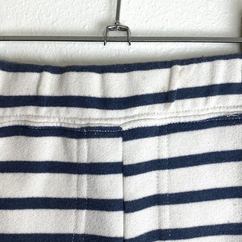 Junk Food Little Girls Striped Knit Shorts Small Blue White Pockets Union Jack - Picture 4 of 11