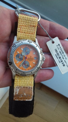 Nowley 8-1005-0-0 CHRONOGRAPH VINTAGE OROLOGIO NOS MONTRE WATCH UHR TOMIÑO - Imagen 12 de 12