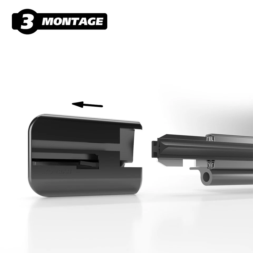 Hybrox windscreen wiper rubber for Volvo windscreen wiper XC60, S60, V60 from 2019 model - Image 4 of 4