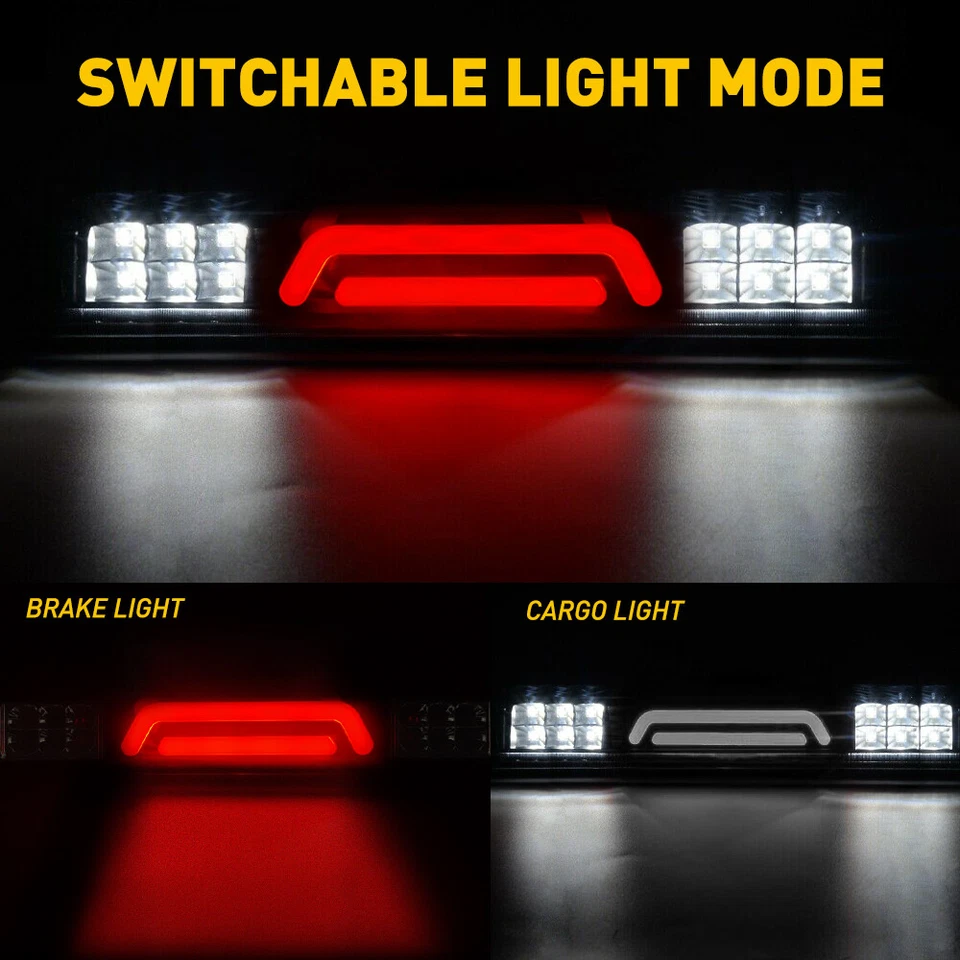 Luz de lámpara de carga de freno de tercera cola LED 3RD para Ford Explorer Sport Trac 2007-2010 Foto 3 de 4