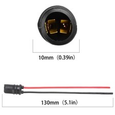 T10 One Light Bulb Cable 168 194 W5w Extension Wiring Female Socket Connectors
