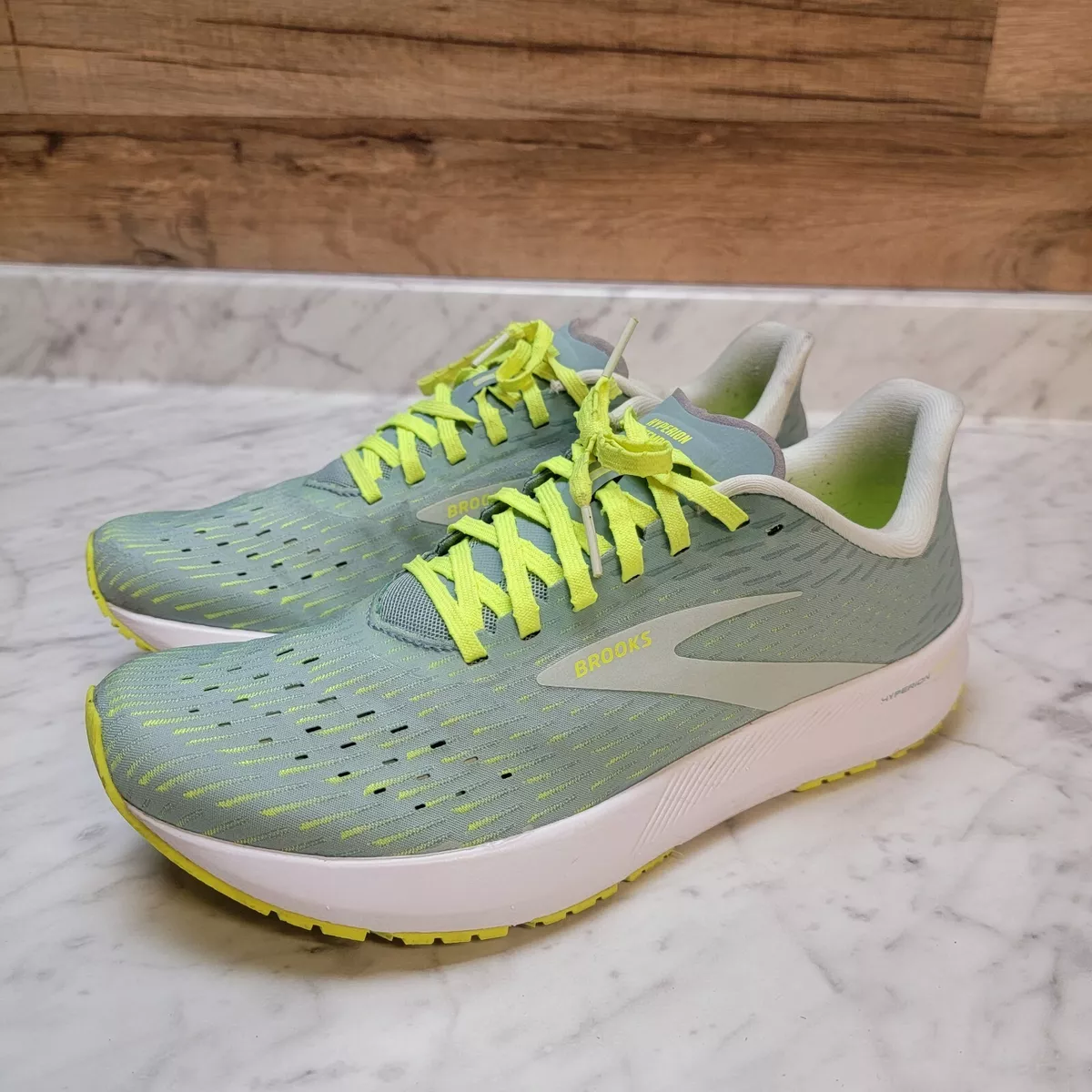 Brooks Hyperion Tempo Womens Size 10.5 Running Shoes Teal Comfort Cushioned