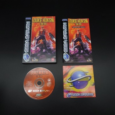 Duke Nukem 3D Sega Saturn New Open Box Mint Disc Mint Manual! CIB complete Pal
