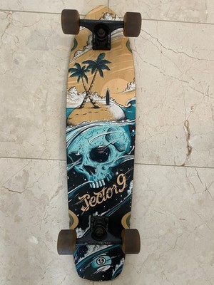 Sector 9 Bamboo Series Complete Stranded Strand Skateboard Skull 34  HARD2FIND