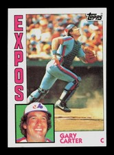 Gary Carter Montreal Expos Baseball Topps Trading Card